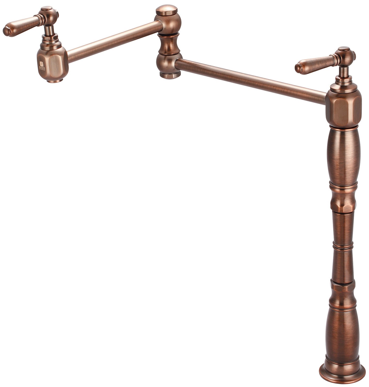 Pioneer 2AM700-ORB Deck Mount Pot Filler Faucet - Oil Rubbed Bronze Finish - Ideal for Kitchen Sink, Stove & Cooking Area