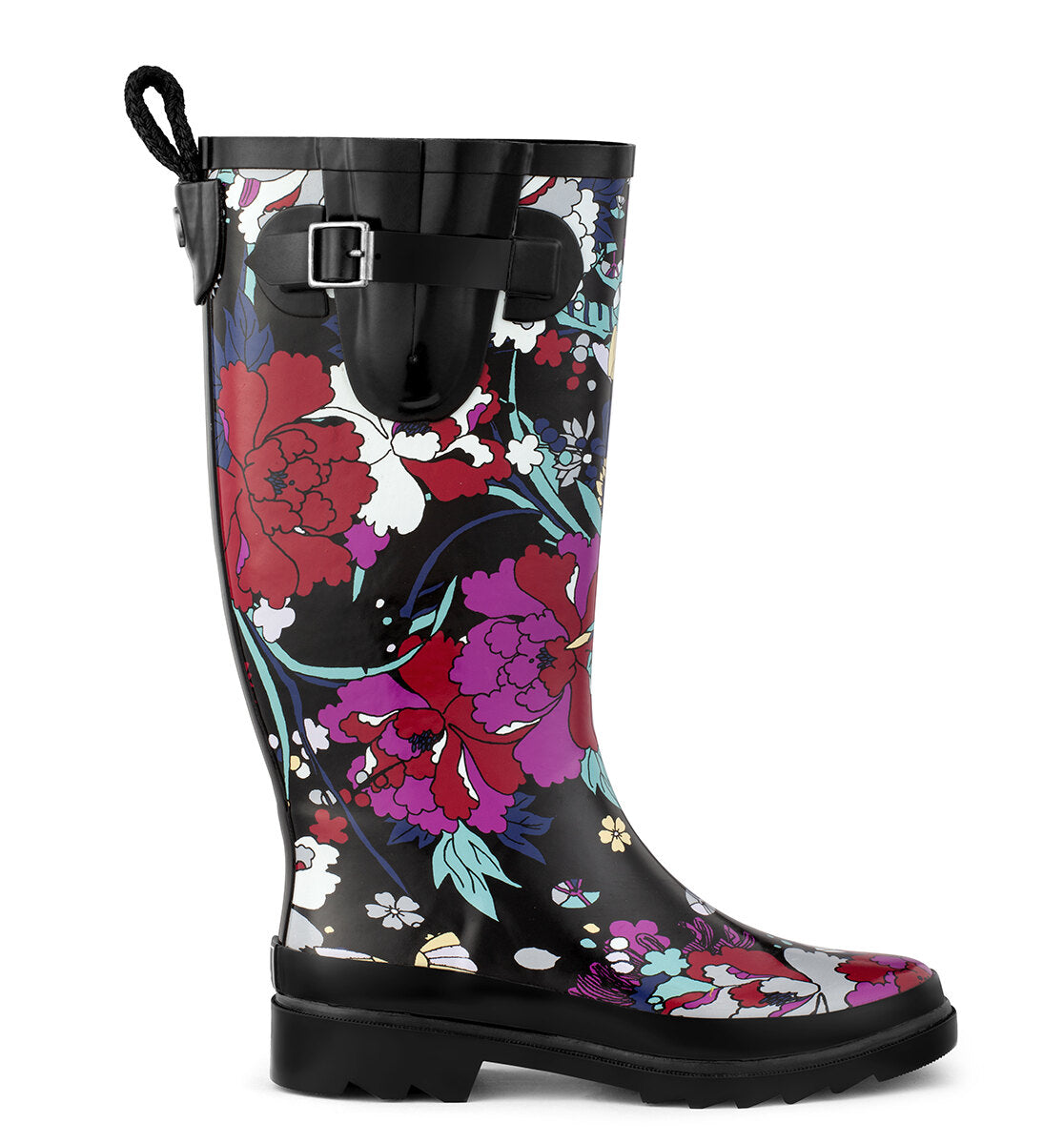 Rubber - Black Flower Power