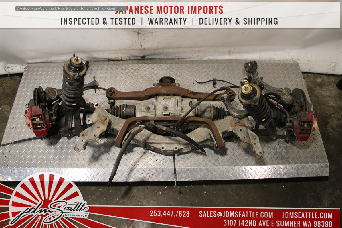 JDM Mitsubishi Evo 7 8 CT9A Complete Front & Rear Suspension Kit with Subframes & Differential - Performance Upgrade for Racing & Drifting