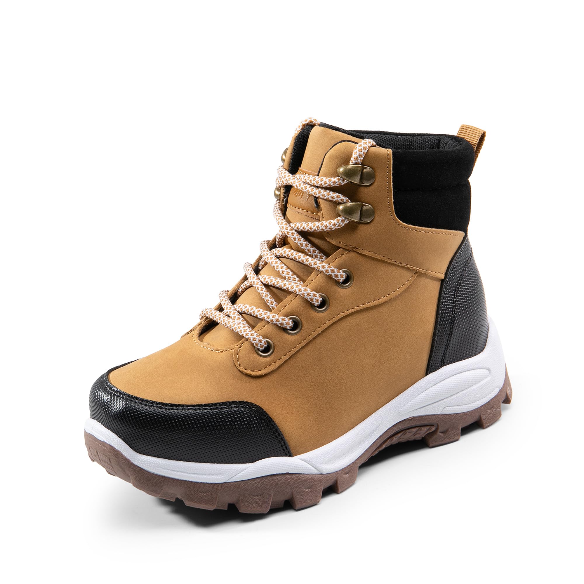 **DREAM PAIRS Kids Hiking Boots for Boys & Girls - Lightweight High-Top Outdoor Shoes with Lace-Up Design for Little & Big Kids - Perfect for Hiking, Camping, and Outdoor Adventures**
