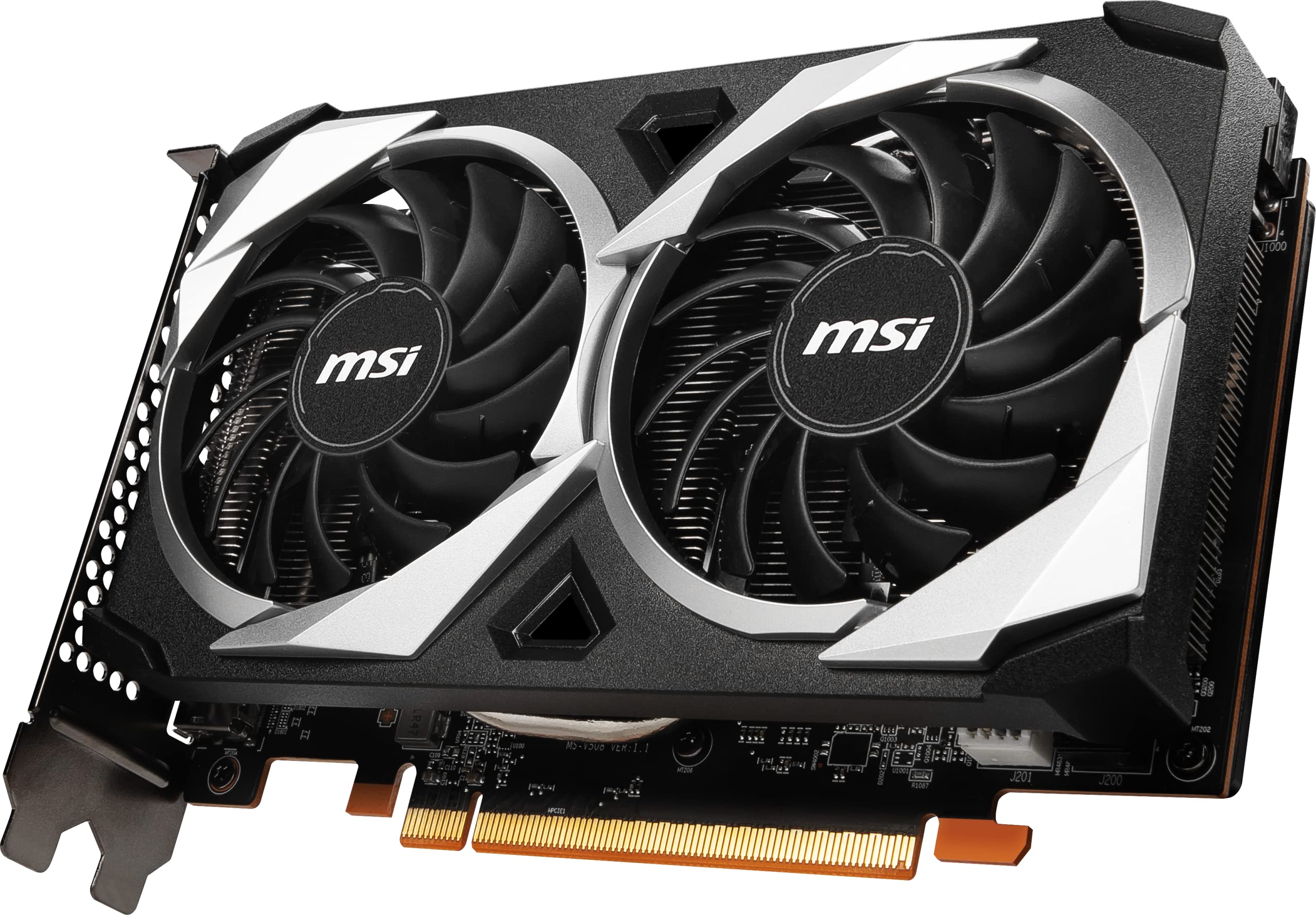 MSI Gaming AMD Radeon RX 6500 XT 4GB GDDR6 Graphics Card - 64-bit, PCIe 4.0, Dual Torx Fans, FreeSync, DirectX 12, VR Ready, Overclocked (RX 6500 XT MECH 2X 4G OC) | Perfect for 1080p Gaming, Streaming & VR Experiences