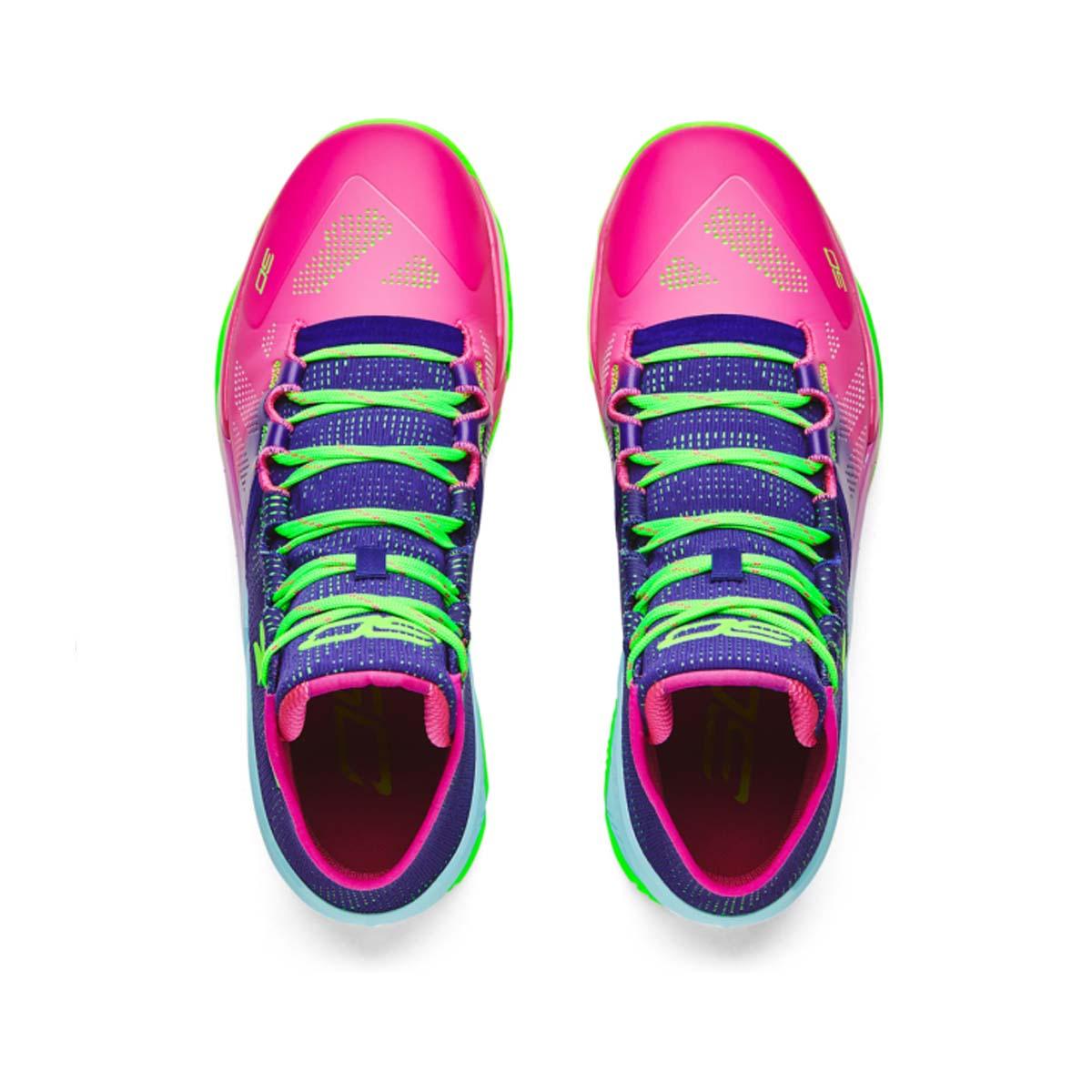 Curry 2 'Northern Lights' Basketball Shoes - High-Performance Men's Basketball Sneakers for Indoor & Outdoor Courts - Perfect for NBA Fans and Streetball Players