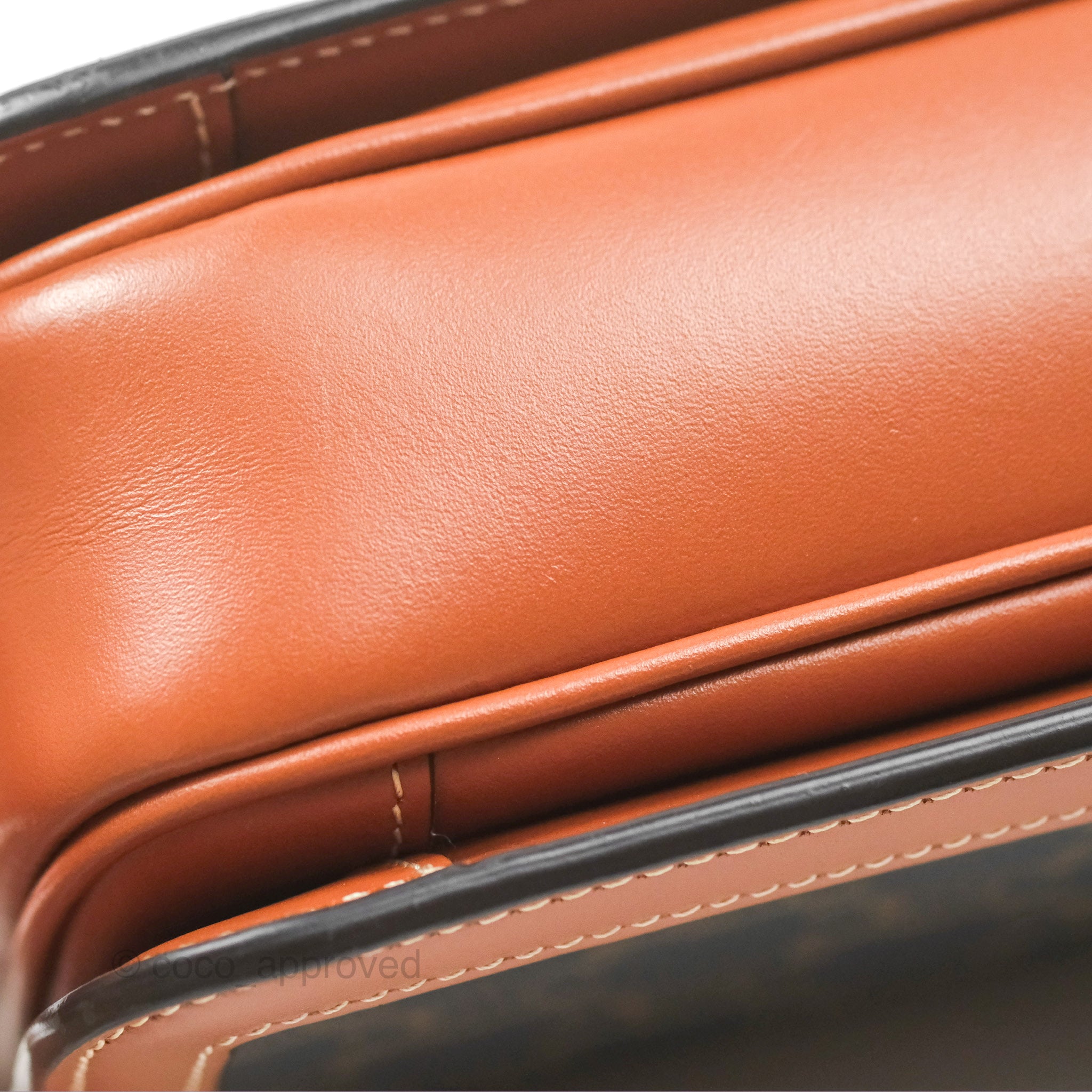 Celine Teen Triomphe Bag - Triomphe Canvas & Tan Calfskin Crossbody Bag for Women | Perfect for Work, Travel & Everyday Use