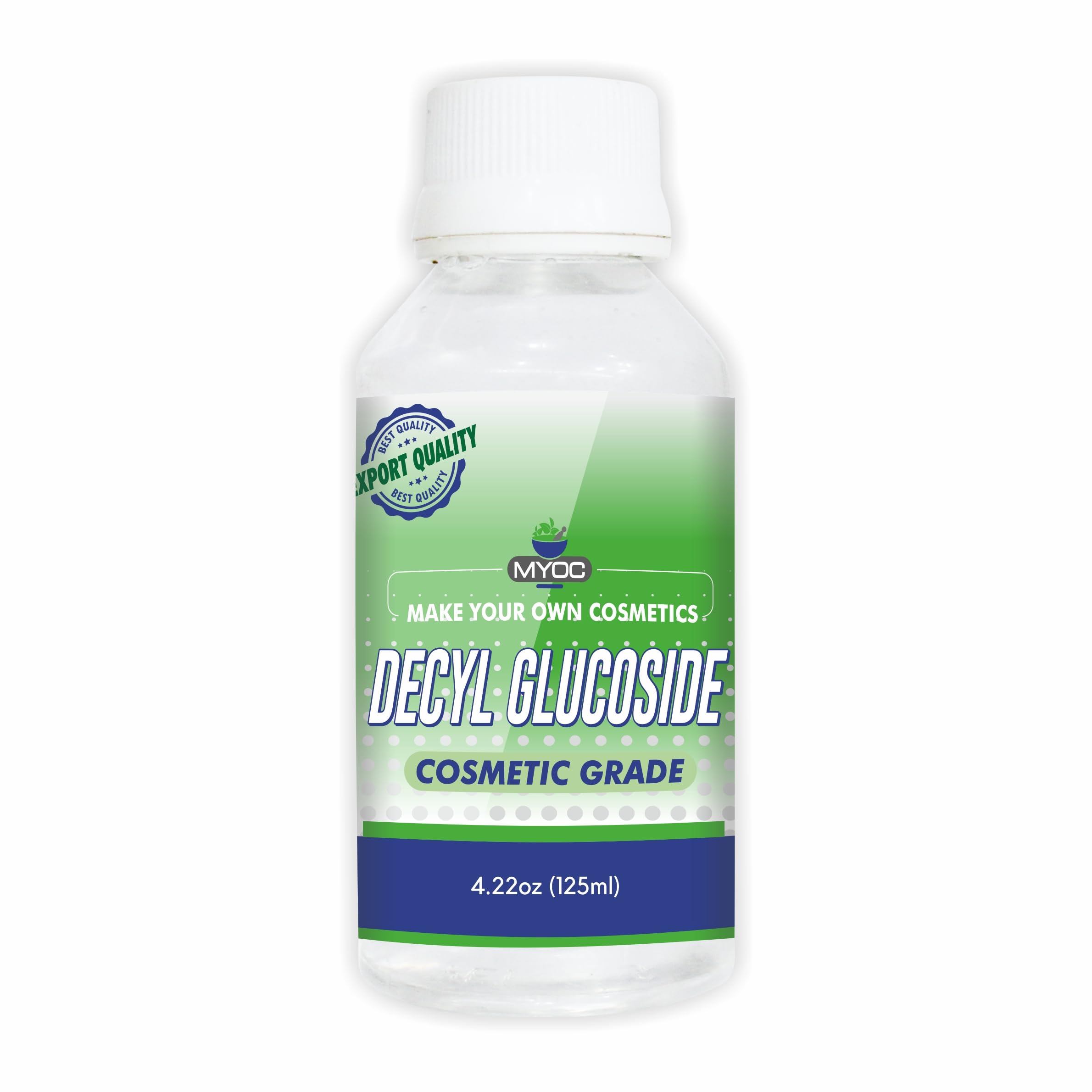 Decyl Glucoside 4.22oz - Cosmetic Grade Surfactant for Skin & Hair Care