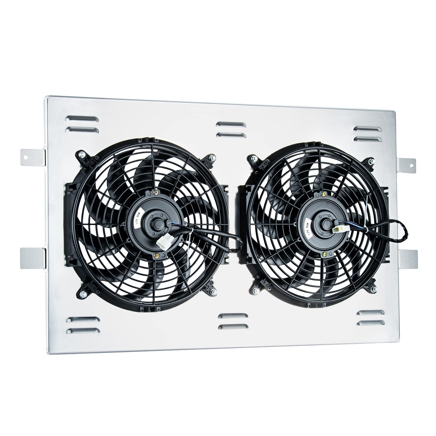 Aluminum Radiator Shroud with Dual 12