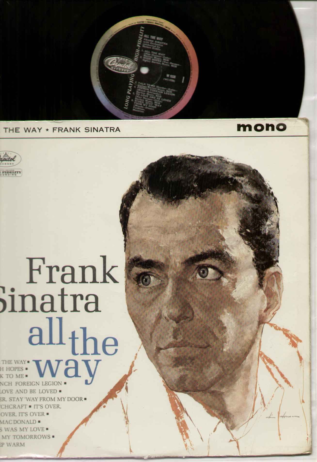Frank Sinatra - All The Way LP Vinyl Record - Classic Jazz & Swing Music for Collectors, Home Listening & Vintage Music Enthusiasts