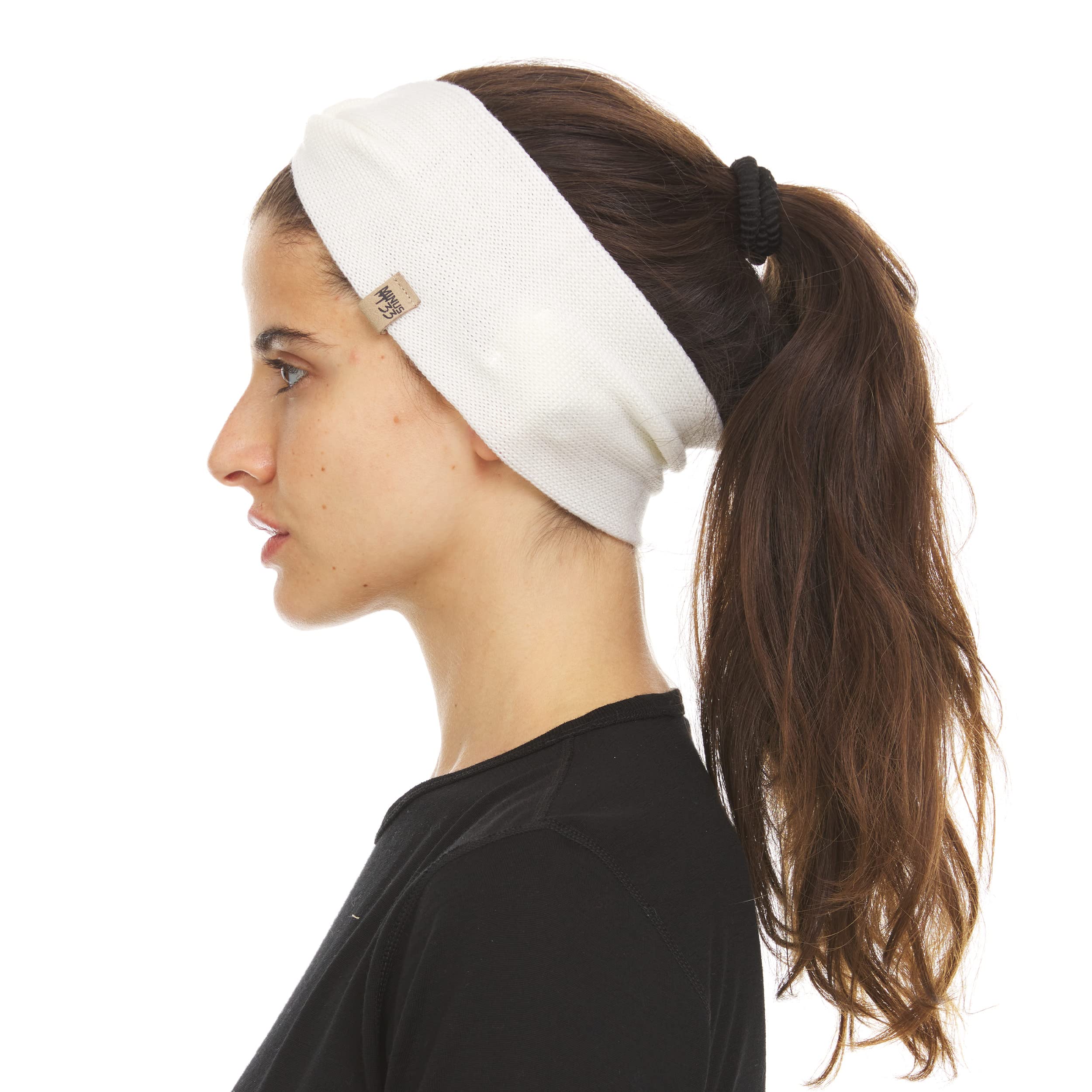 Minus33 Women's 100% Merino Wool Knit Headband - Warm Winter Ear Warmer for Outdoor Activities, Skiing & Running - Midweight Comfortable Head Wrap for Cold Weather