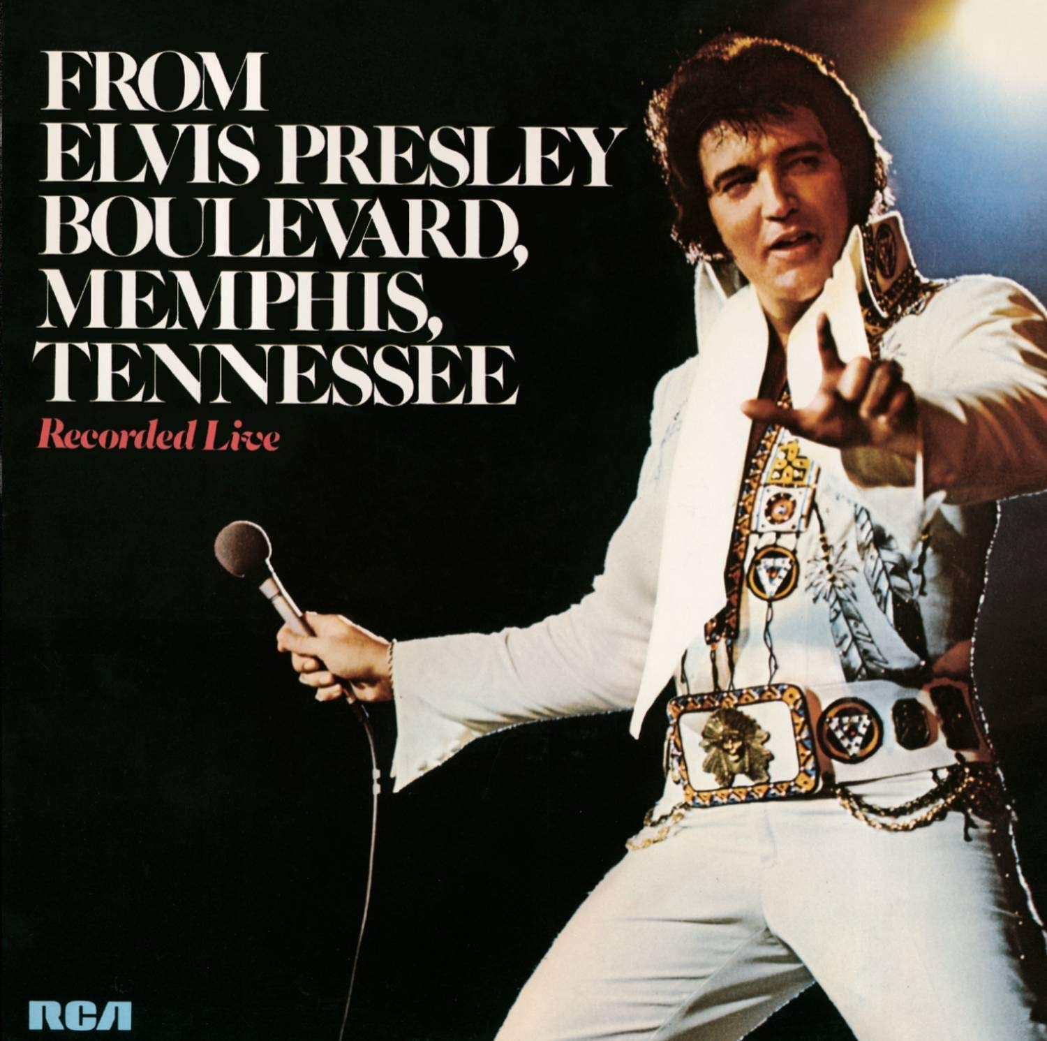 From Elvis Presley Boulevard, Memphis, Tennessee - Vintage Music Collectible for Elvis Fans | Perfect for Home Decor, Music Room Display & Gift for Rock 'n' Roll Enthusiasts