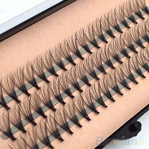 Baost 60 Clusters Handmade Grafting False Eyelashes - Knot-Free Natural Long Individual Fake Eyelashes for Makeup | 6mm Rapid Cluster Eyelash Extensions | Perfect for Daily Wear, Special Occasions & Professional Makeup Artists
