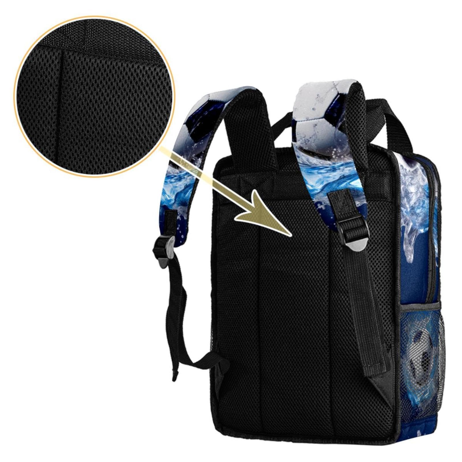 Best Travel Backpack for Men & Women - Lightweight Durable Blue Ocean Design - Perfect for Hiking, Camping & Daily Commute