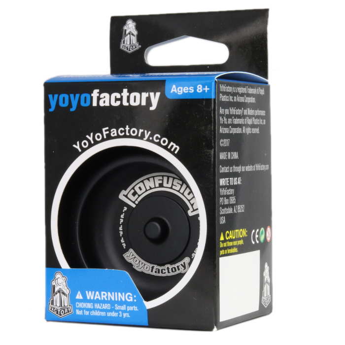 YoYoFactory Confusion Professional Yo-Yo - High Performance Metal Yoyo for Beginners & Advanced Players - Perfect for Tricks, Competitions & Stress Relief