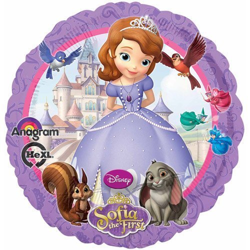 Disney Sofia the First Happy Birthday Party Balloons Decorations - Polka Dot Theme Balloons for Kids Birthday Party Supplies & Decor