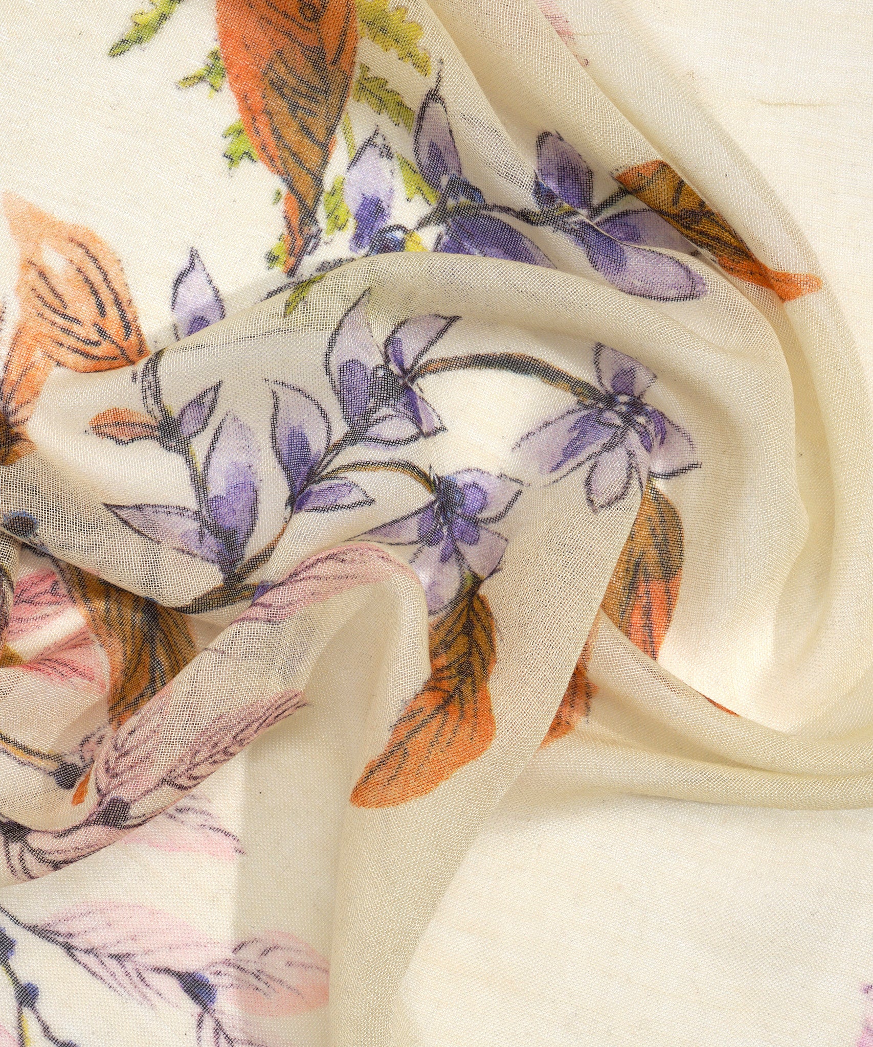 Floral Trail Wrap Scarf - Lightweight Boho Fashion Accessory for Women | Perfect for Spring, Summer, Beach & Outdoor Adventures