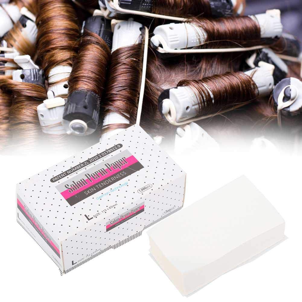 Professional Perm End Paper Wraps for Hair Styling - Salon Quality Perm Papers for Home & Professional Use (100 Sheets) - Perfect for Perms, Curls & Salon Styling