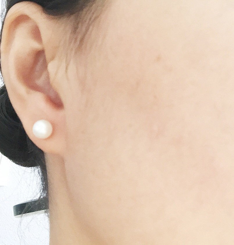 Elegant White Pearl Earrings for Women - Momi (E232) | Perfect for Weddings, Parties & Everyday Wear