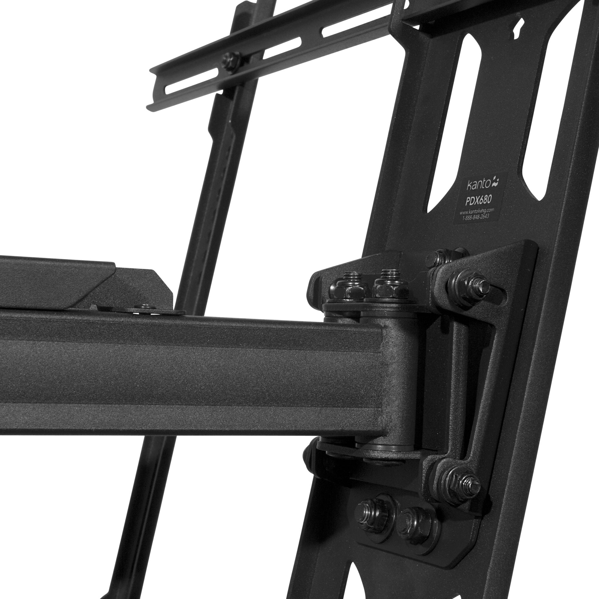 Kanto PDX680 Full Motion TV Wall Mount Bracket for 32-80 Inch Screens - Articulating Swivel Tilt Extension - VESA 600x400 - Perfect for Living Room, Bedroom, or Home Theater Setup