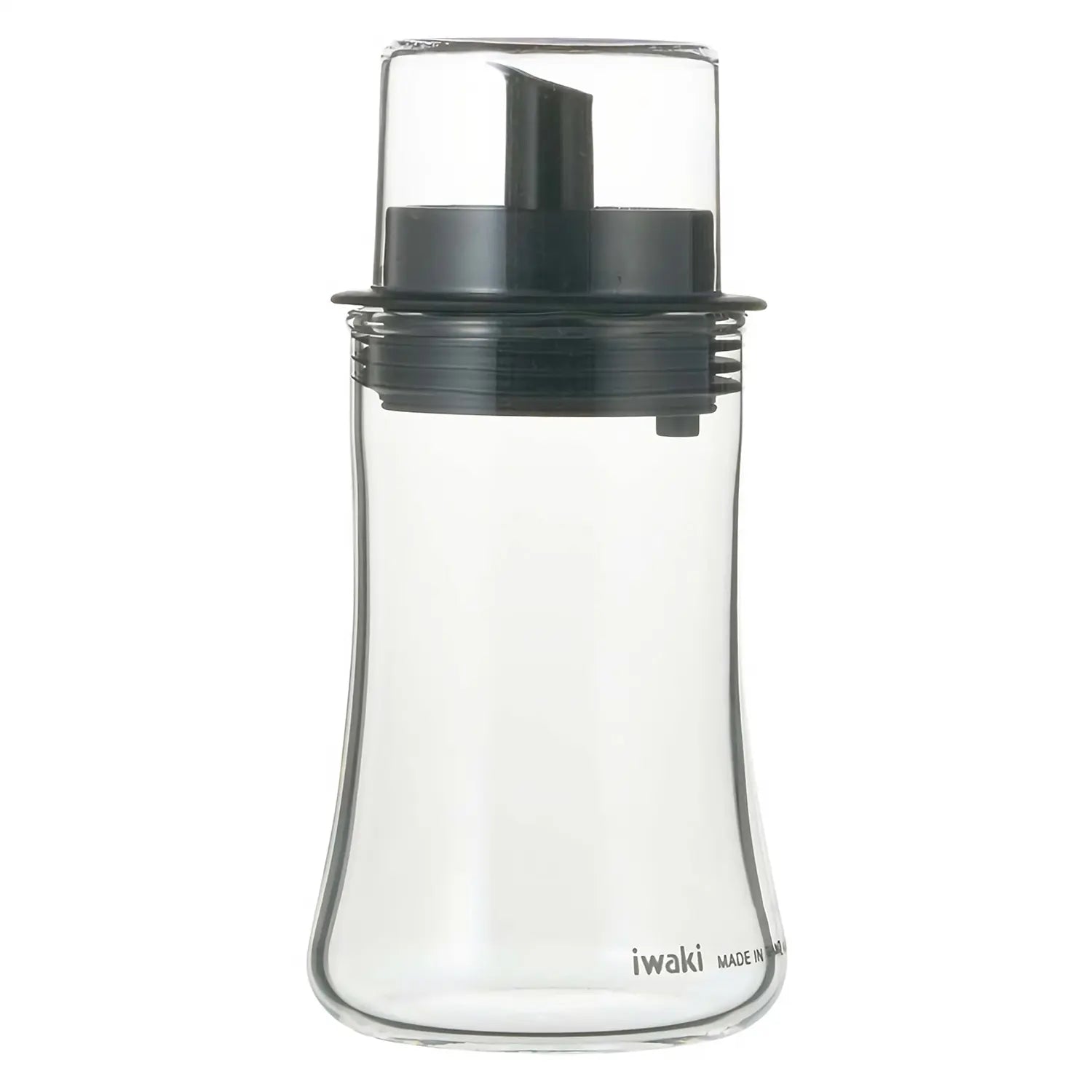 Iwaki Heat Resistant Glass Oil Cruet - 8oz Drizzling Bottle for Olive Oil, Vinegar & Salad Dressing - Dishwasher Safe Kitchen Essential for Cooking, Baking & Gourmet Meals