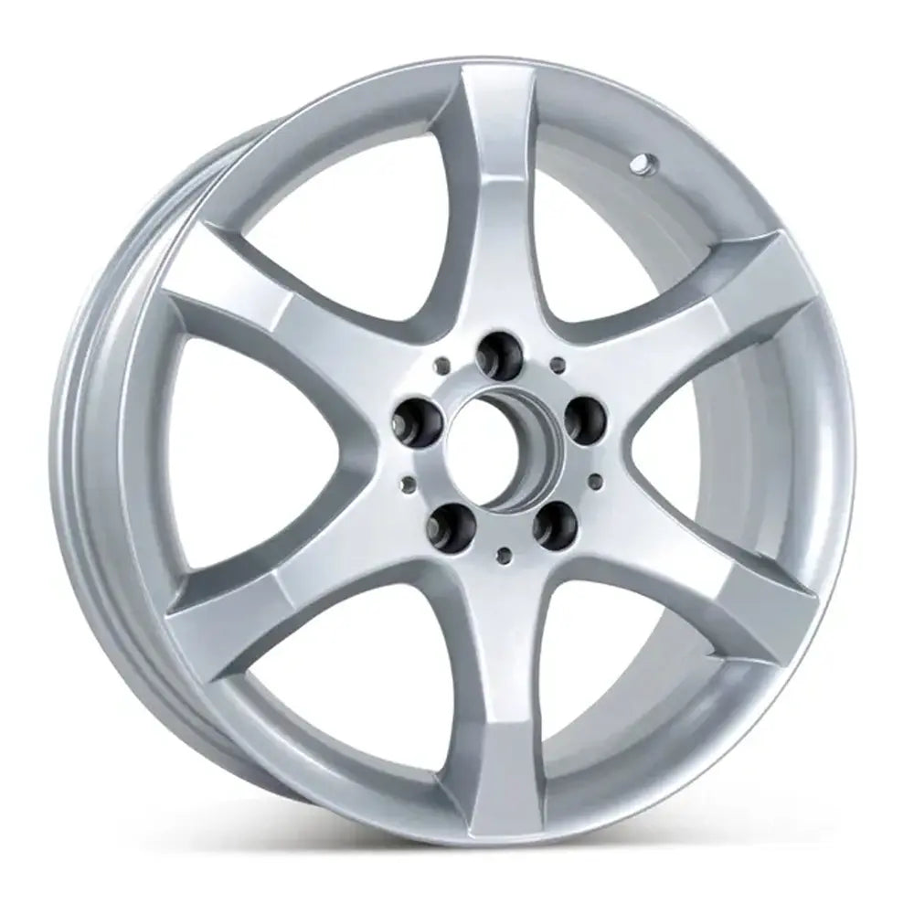 17 Inch Mercedes C230 Wheel Replacement - Silver Replica Rim 65436 | Compatible with C-Class Sedan & Coupe | Perfect for Car Upgrades & Customization