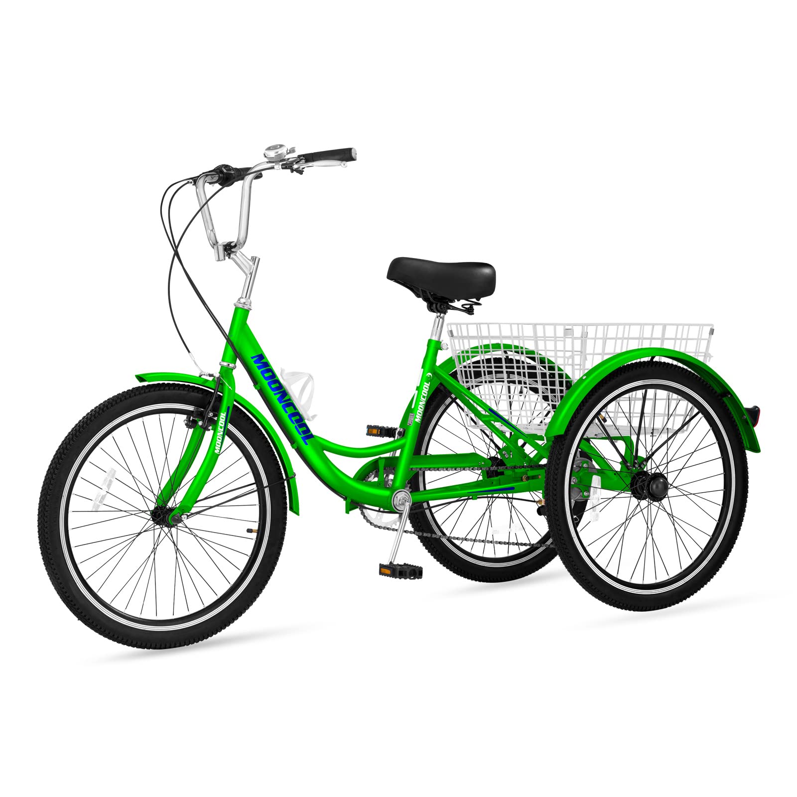Barbella 7-Speed Adult Tricycle - 20/24/26 Inch 3-Wheel Bike with Basket for Seniors, Women & Men - Perfect for Recreation, Shopping & Outdoor Activities - Multiple Color Options