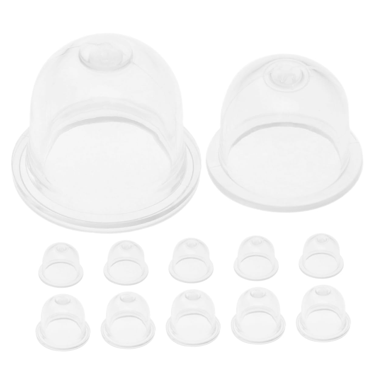 12pcs Durable Mower Oil Cups & Carburetor Primer Bulb Pump Set - Compatible with Garden Trimmers, Lawn Mowers, and Outdoor Power Tools - Perfect for Lawn Maintenance & Small Engine Repair