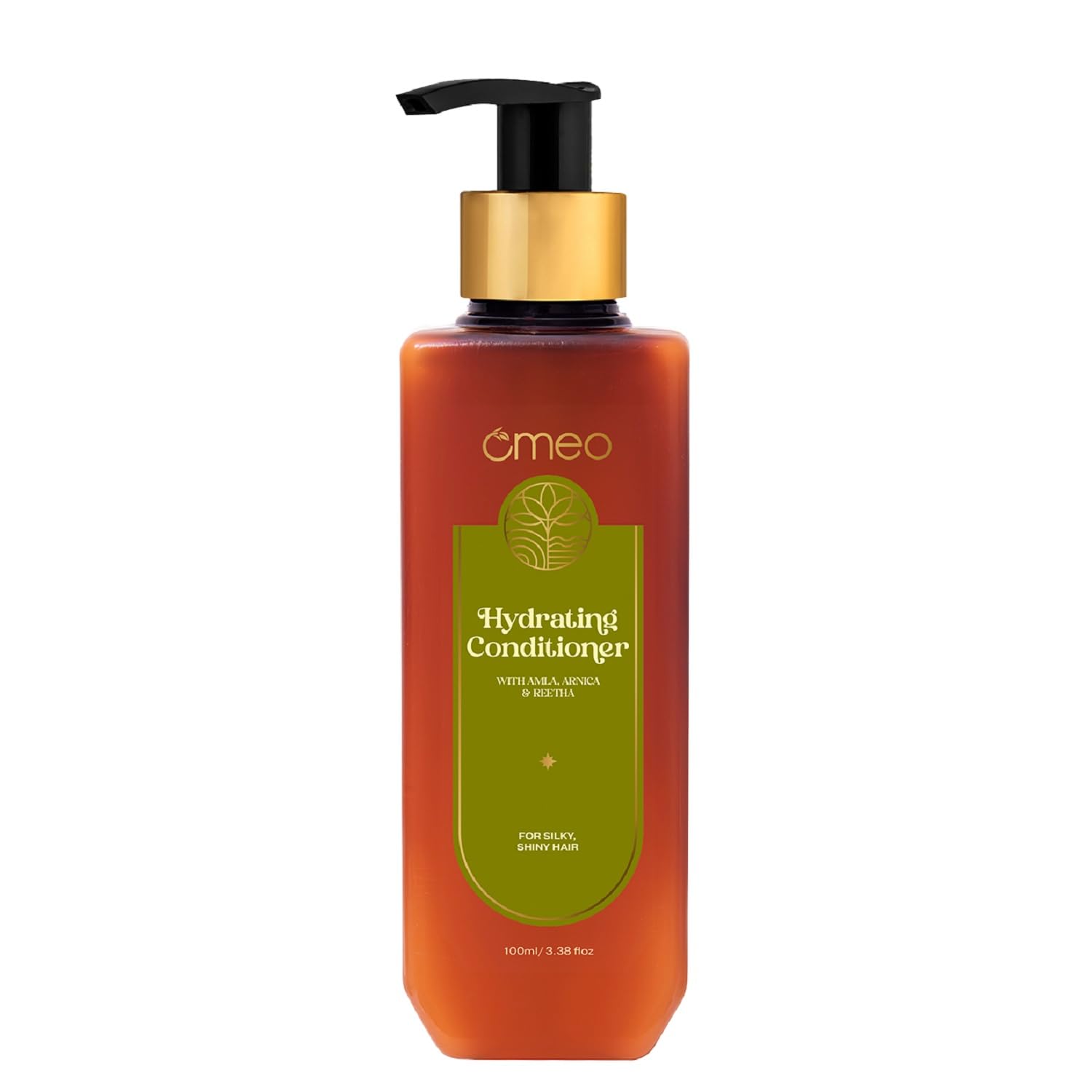 Omeo Hydrating Conditioner with Natural Reetha & Amla Extracts | Cleansing, Strengthening & Nourishing Hair Treatment | Reduces Combing Damage for Men & Women - 100ml | Perfect for Daily Hair Care & Damaged Hair Repair
