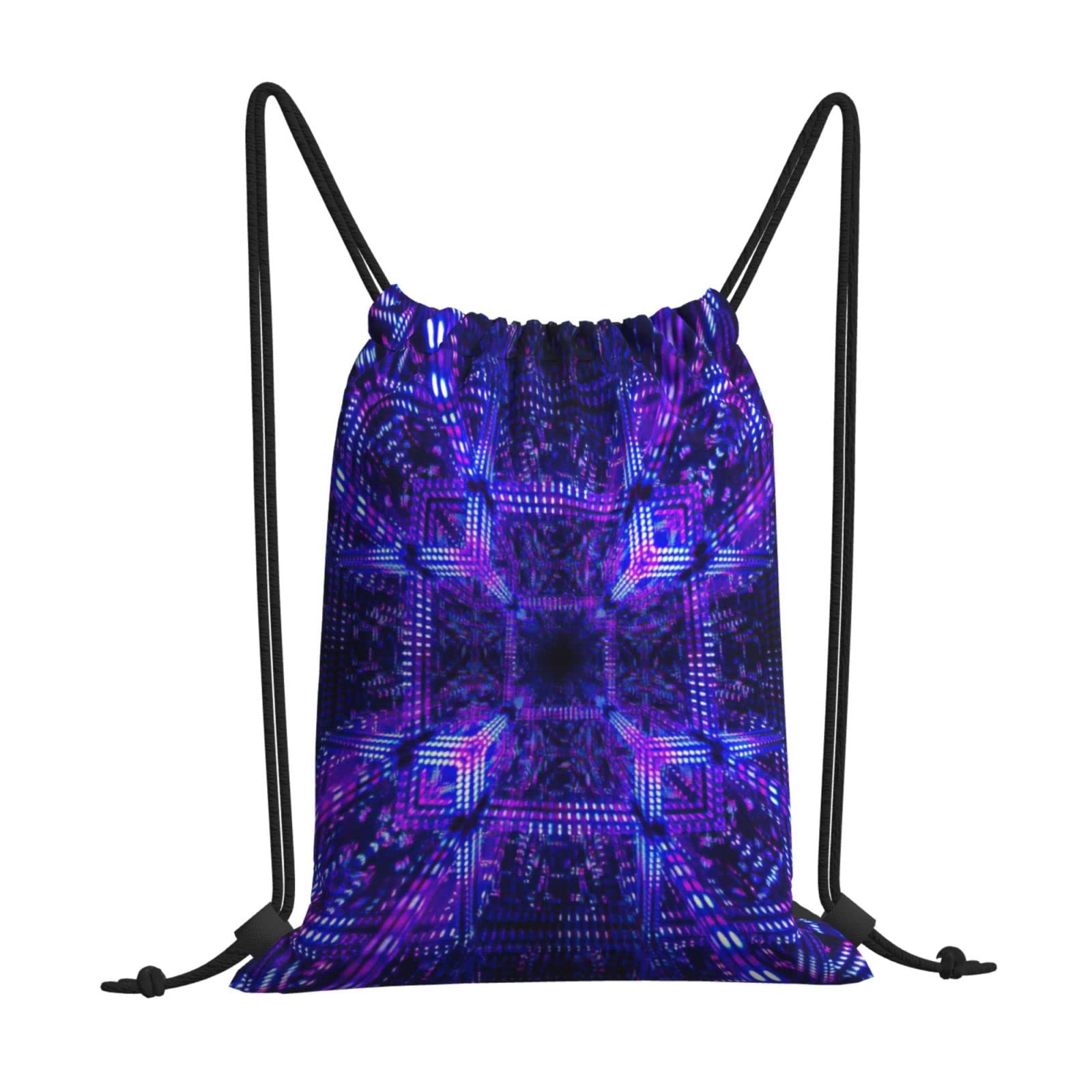 **Premium Tron Tunnels Drawstring Gym Bag - Lightweight Sports Backpack for Yoga, Travel & Workout - Durable & Water-Resistant for Gym, Beach & Outdoor Activities**