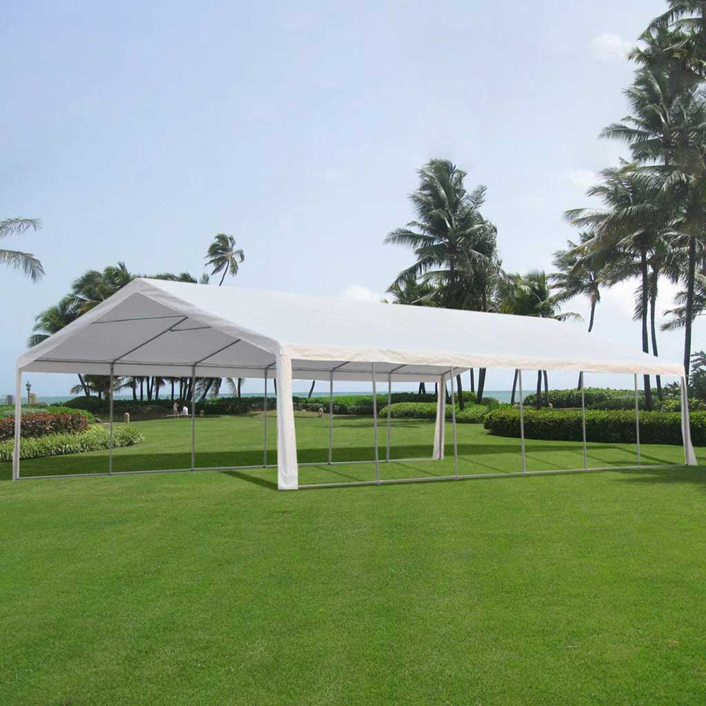 Quictent 20x30ft Large White Party Tent - Waterproof & UV Resistant for Outdoor Weddings, Events, and Gatherings