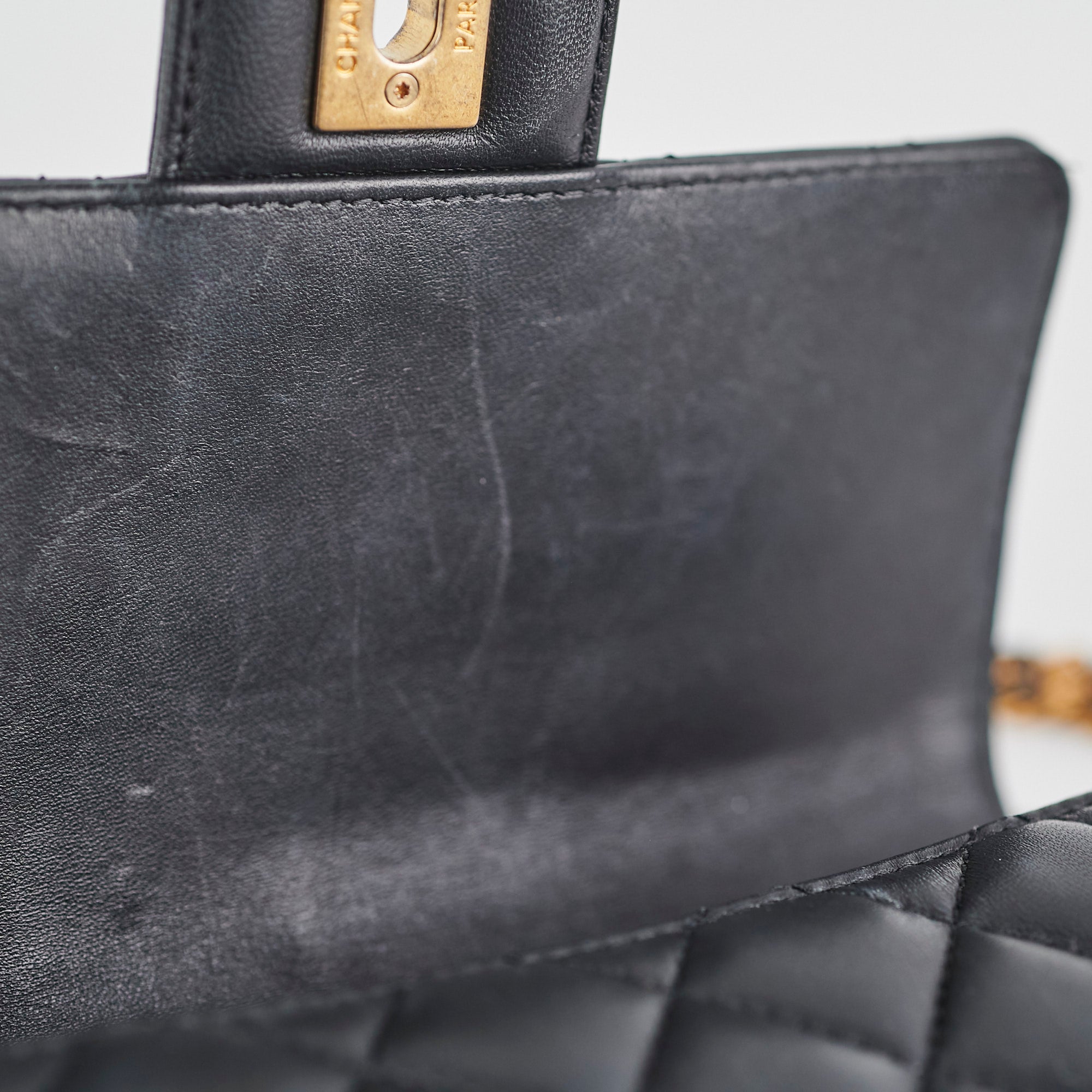 Chanel Seasonal Square Flap Bag - Genuine Lambskin Leather in Classic Black | Perfect for Evening Events & Luxury Fashion Accessories