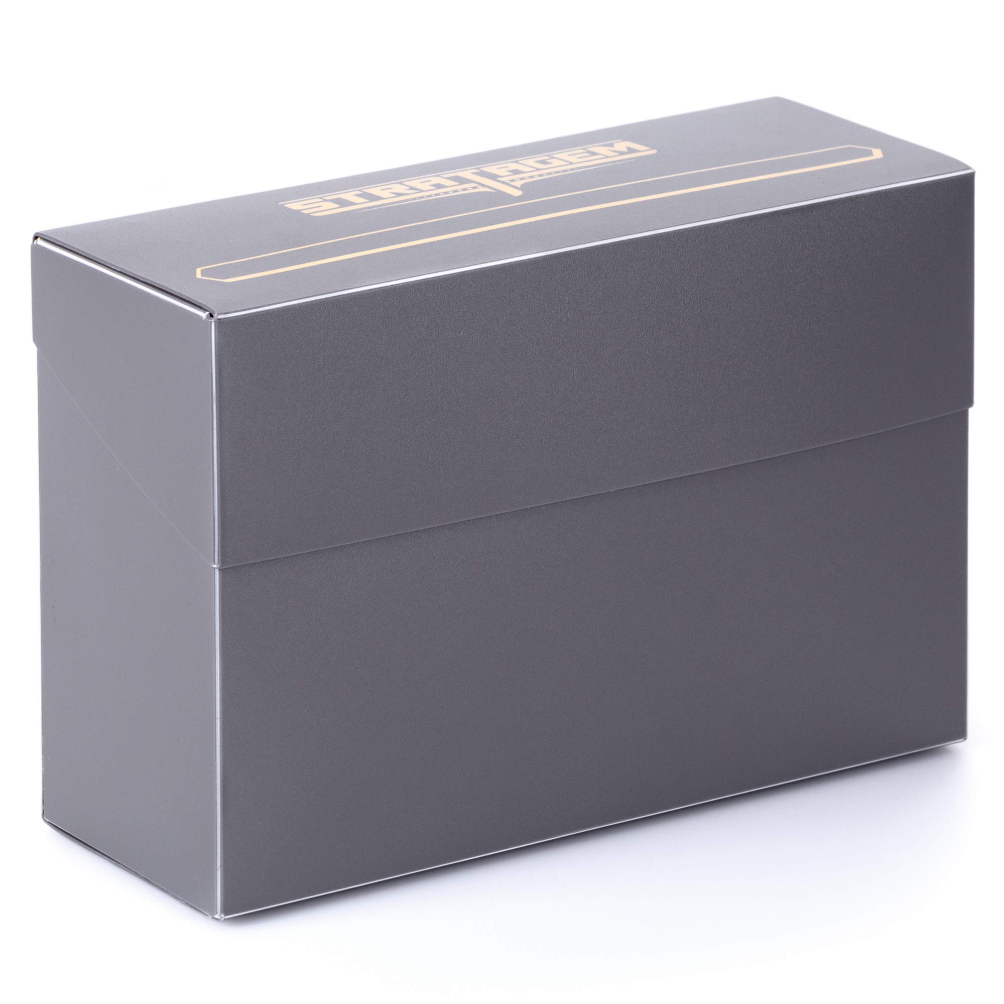 Durable Plastic Double Deck Card Storage Box - Perfect for Sleeved & Unsleeved Collectible Trading Cards | Card Game Organizer for MTG, Pokemon & Board Games