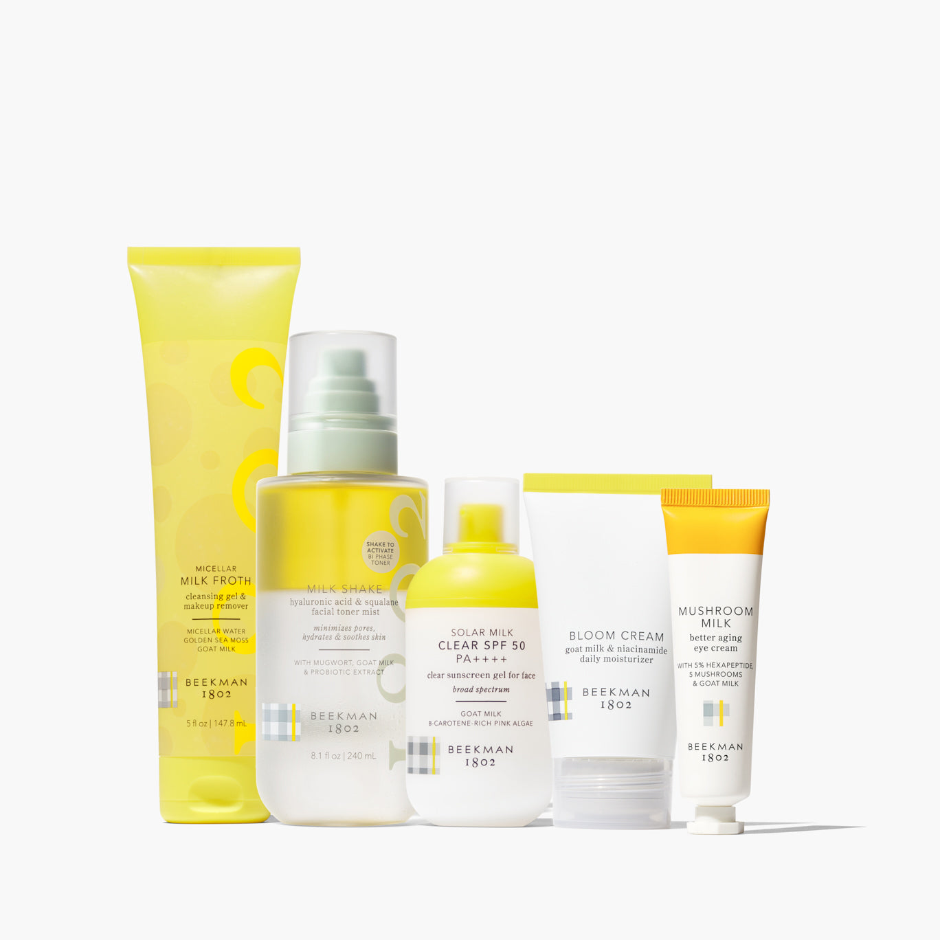 Complete All-in-One Skincare Routine Set for Daily Face Care - Anti-Aging, Hydration & Brightening | Perfect for Morning & Night Beauty Regimen