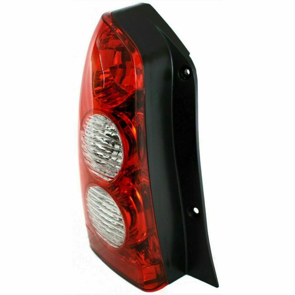 2005-2006 Mazda Tribute Tail Light Assembly Pair - Driver & Passenger Side (MA2818107, MA2819107 / EF9151180C, EF9151170C) - Replacement for Broken Lights, Night Driving Safety Upgrade