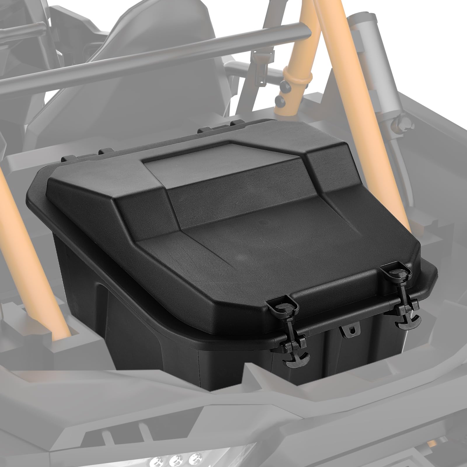 KEMIMOTO UTV Rear Cargo Box 69 QT Storage Box for Polaris RZR 900 S 1000 XP Turbo S | Heavy-Duty Low-Density Polyethylene Bed Organizer | Perfect for Off-Road Adventures, Hunting & Camping Gear Storage