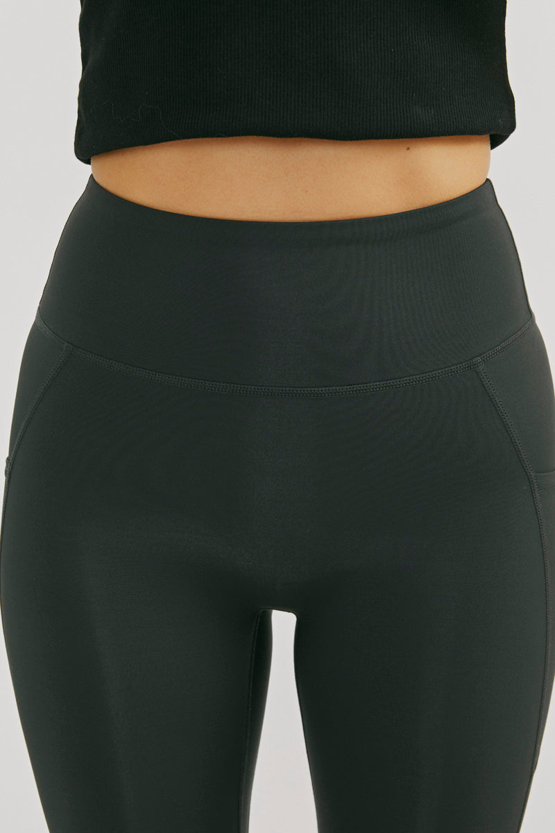 Best Demi High Rise Active Leggings for Women - Yoga, Running & Workout - Comfortable & Breathable Workout Pants for Gym & Everyday Wear