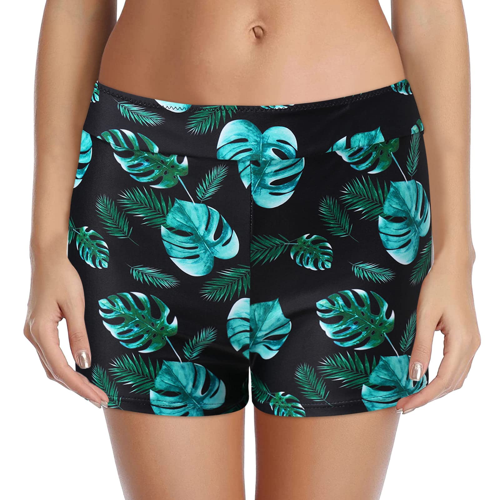 Makalon Women's High Waist Running Bikini Bottoms - Swim Briefs & Beach Shorts for Yoga, Surfing & Poolside Relaxation | Quick-Dry Swimwear