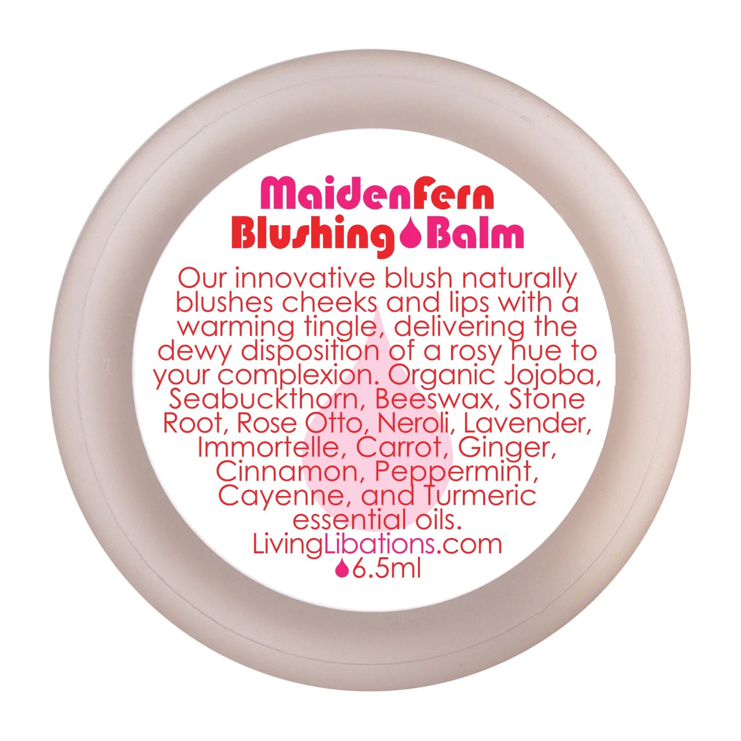 Maiden Fern Blushing Balm - Natural Cheek Tint for a Flawless Glow | Vegan & Cruelty-Free Makeup | Perfect for Everyday Wear & Special Occasions