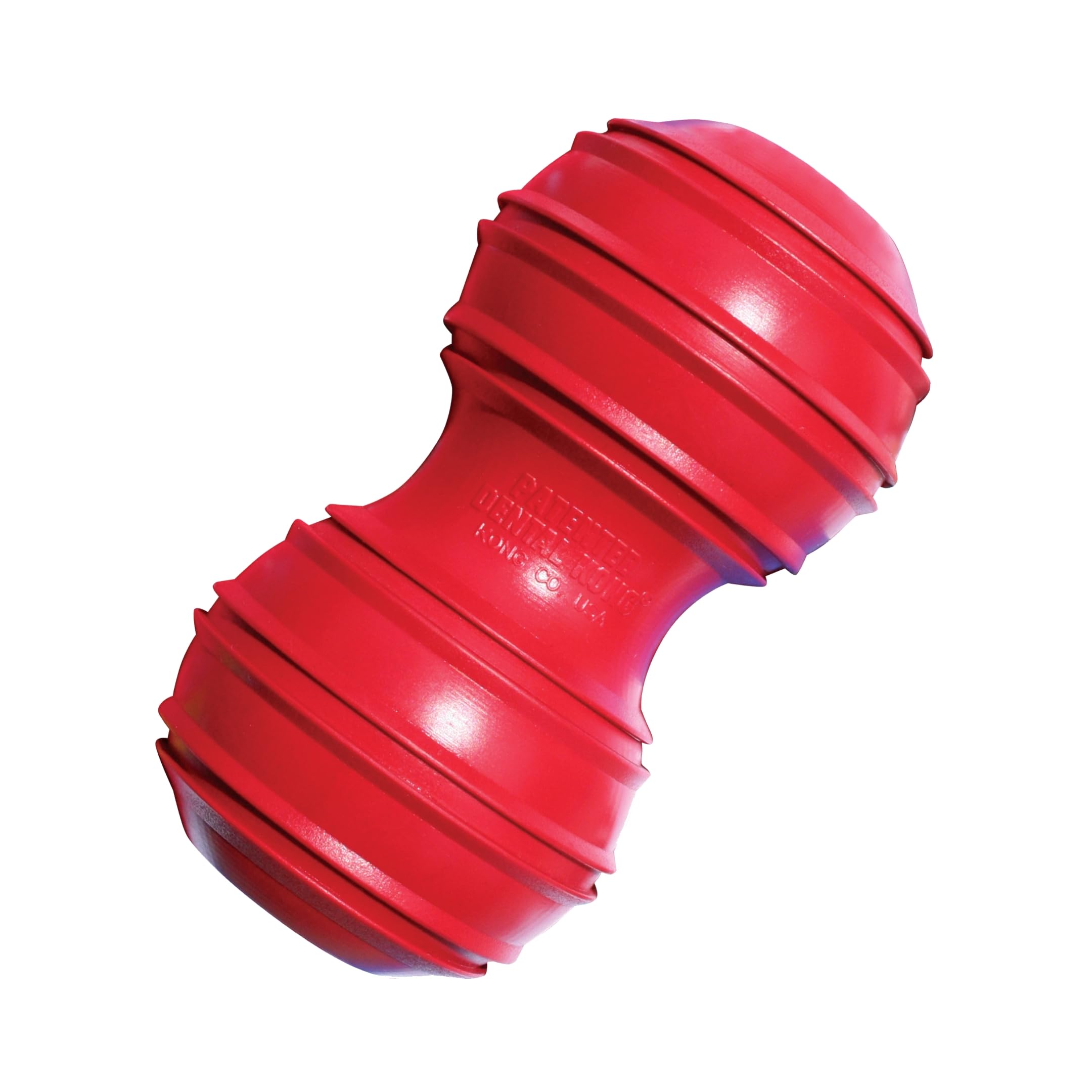 **KONG Dental Dog Toy for Large Dogs - Durable Natural Rubber Chew Toy for Dental Care, Teeth Cleaning & Gum Health - Stuffable for Treats - Satisfies Chewing Instincts - Perfect for Aggressive Chewers & Playtime**