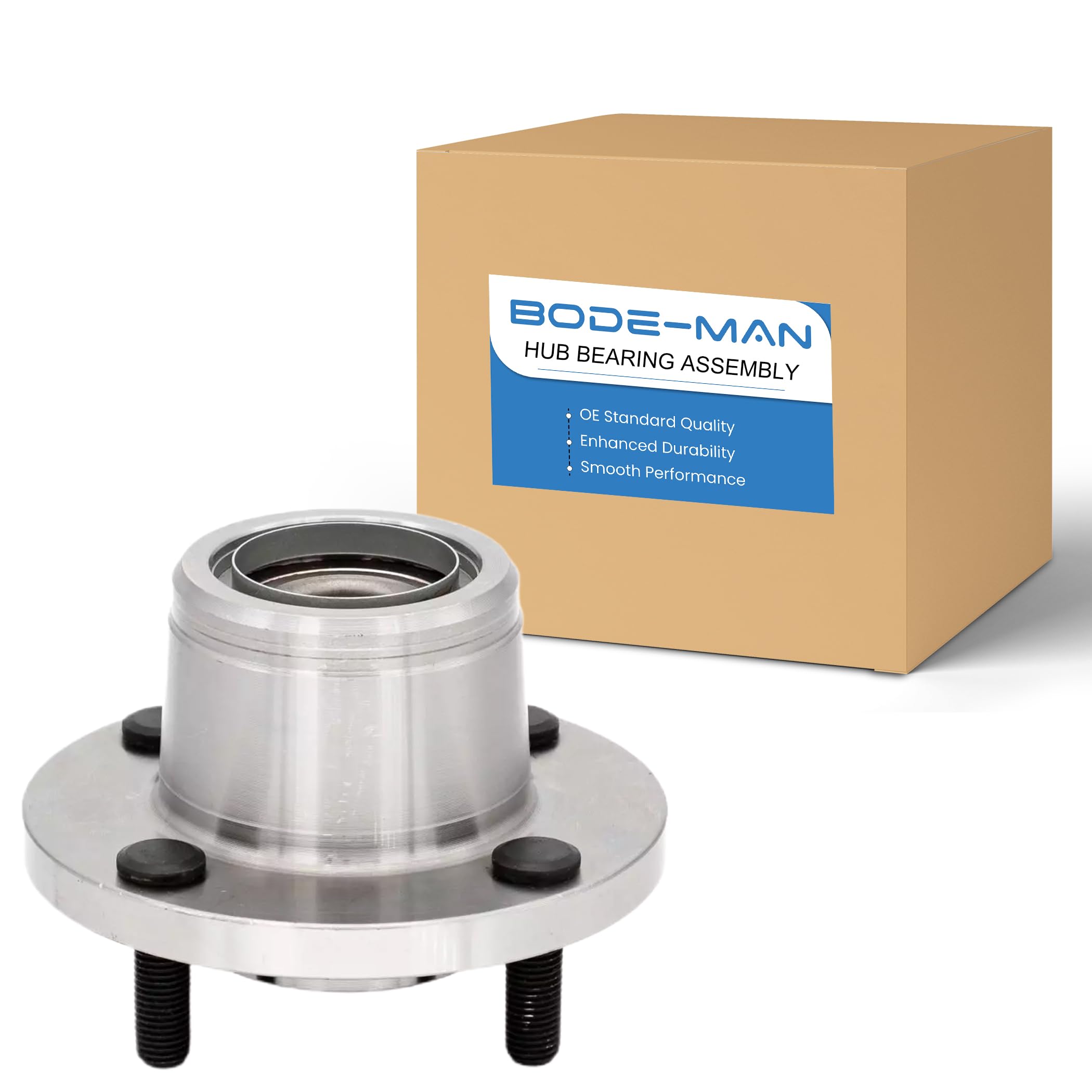 Rear Wheel Hub and Bearing Assembly Compatible with 2001-2007 Ford Focus - 4 Wheel Disc Brakes & ABS System - Perfect for Smooth Ride and Safe Braking Performance