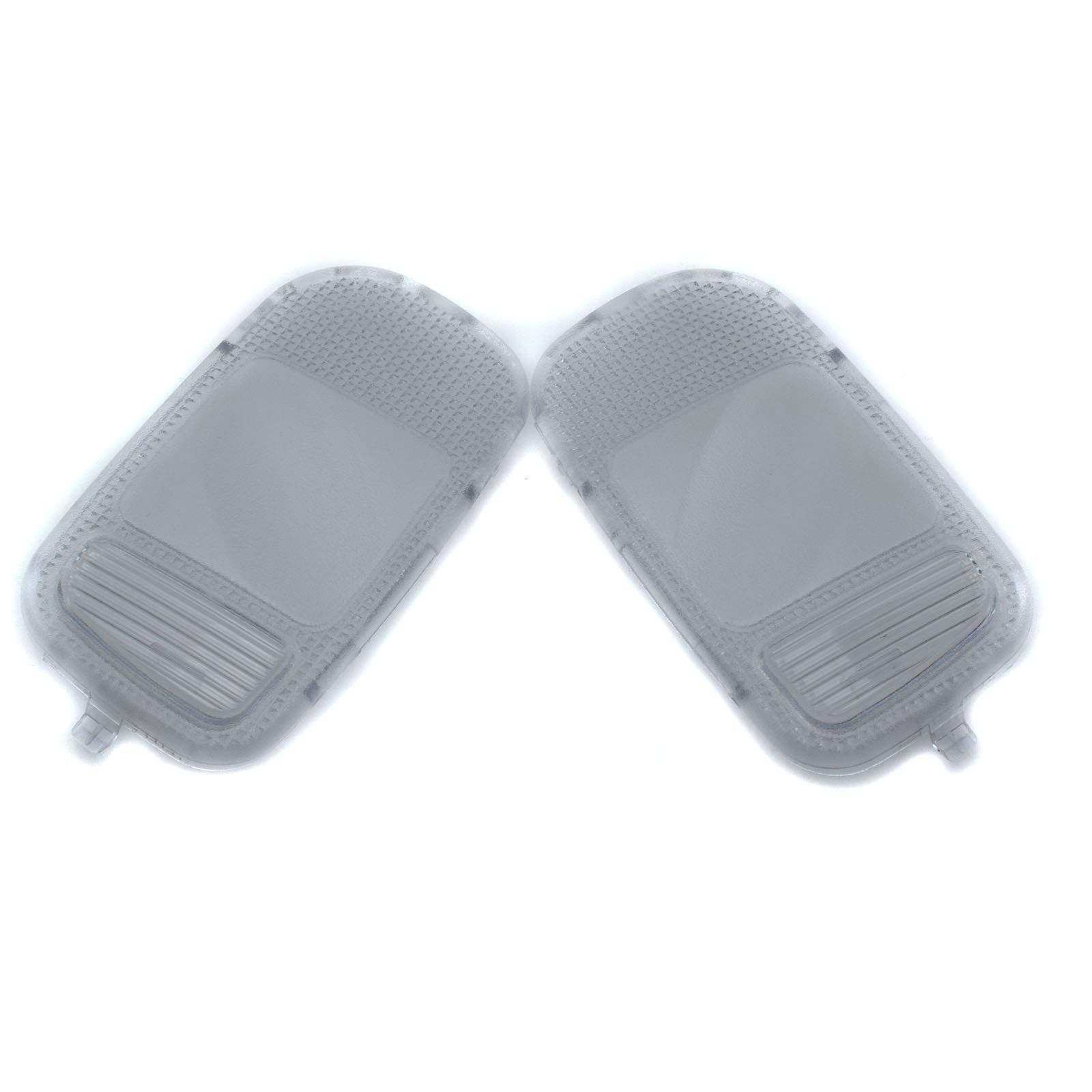 2002-2010 Dodge Ram Overhead Console Dome Map Reading Light Lamp Lens - LH & RH Pair (5183270AA, 5183271AA) - Replacement Interior Lighting for Dodge Ram Trucks - Perfect for Night Driving & Cab Illumination