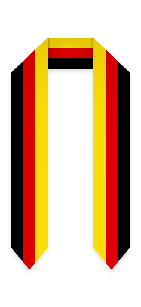 Germany Graduation Stole - German Flag Sash for Graduation Ceremony | Perfect for High School & College Graduates Celebrating German Heritage