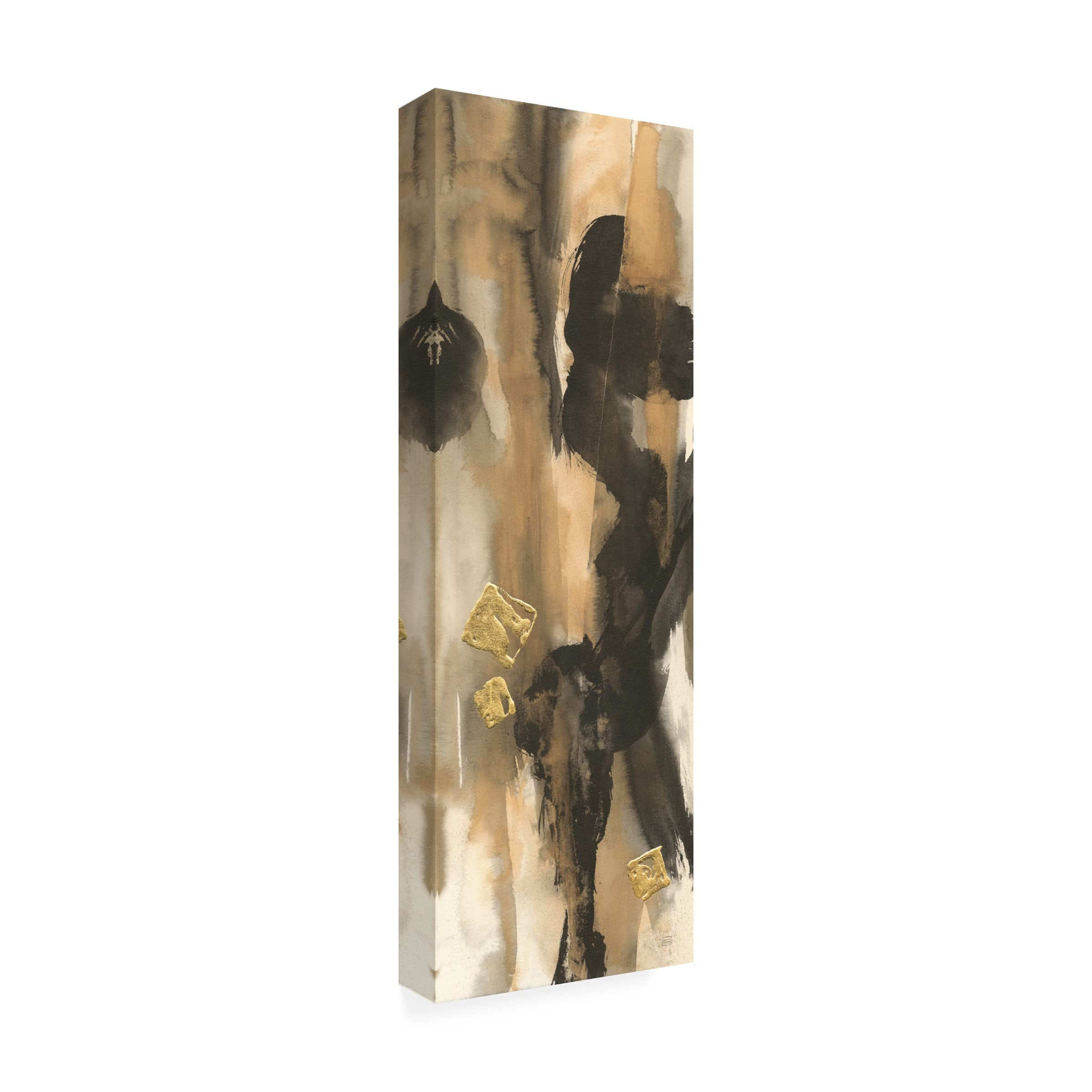 Chris Paschke 'Smoke and Mirrors I' Canvas Wall Art Print - 10x32 Inches, Modern Abstract Home Decor for Living Room, Bedroom & Office | Trademark Fine Art Collection