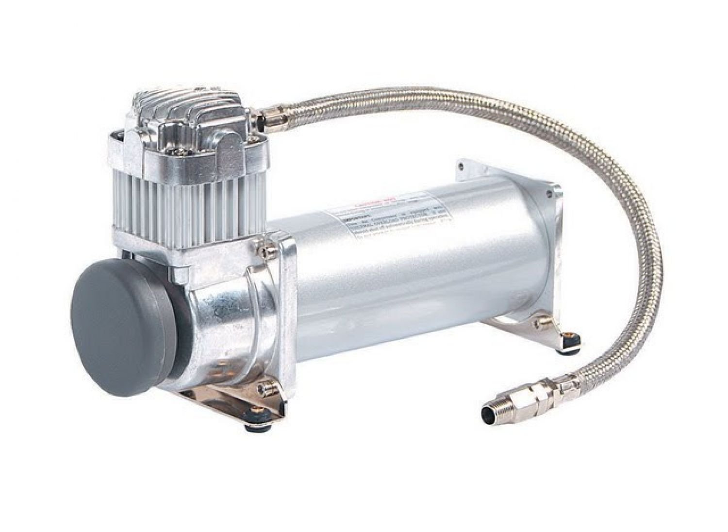 VIAIR 450C 12V Continuous Duty Industrial Air Compressor - 150 PSI, 5 Gallon Tank for Drilling, Airbrushing, Spraying, Nailing | OEM Applications | Silver Finish | Perfect for Automotive, Construction & DIY Projects