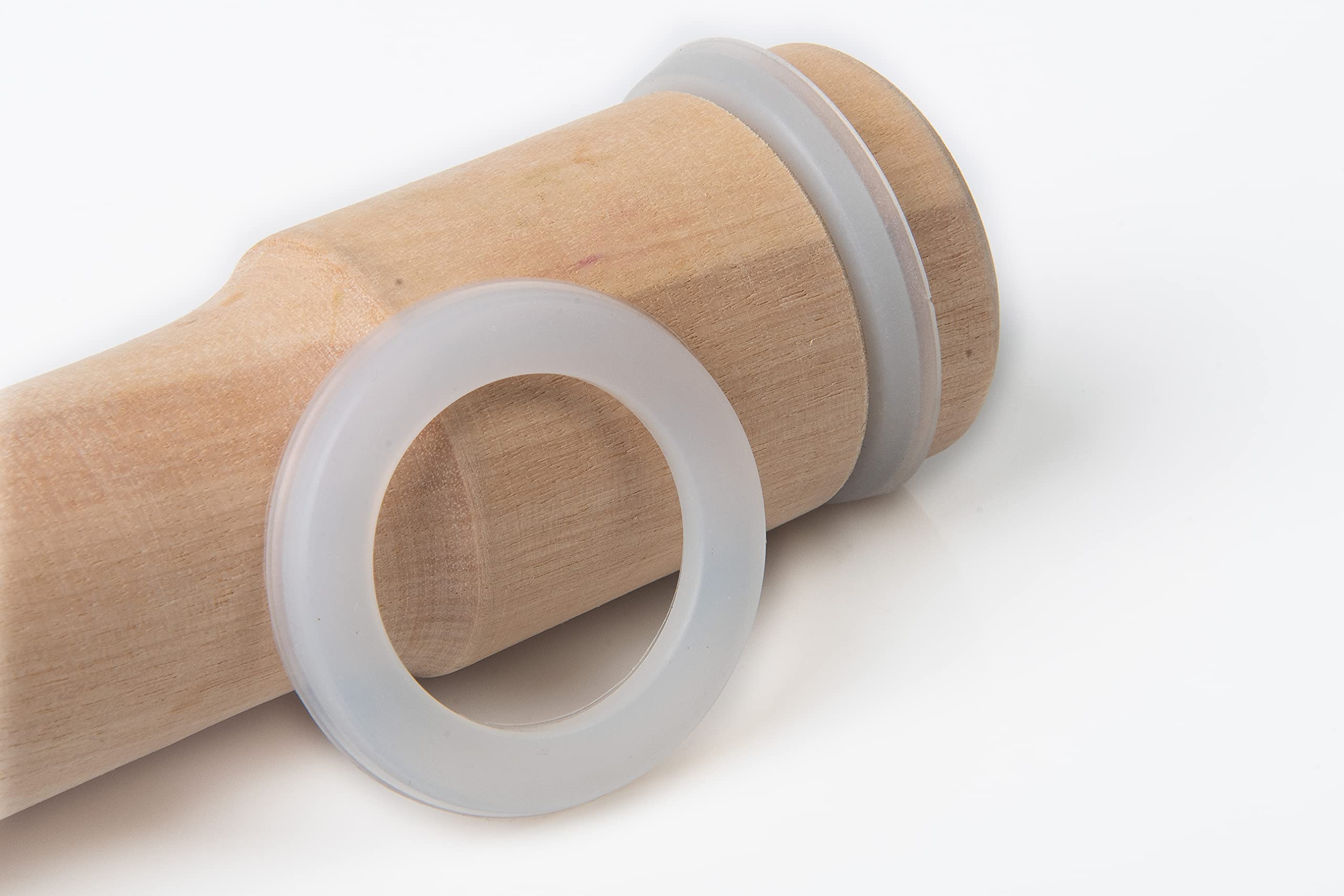 Premium Wooden Baby Teether Ring - Natural & Safe Teething Toy for Infants - Perfect for Soothing Sore Gums & Sensory Play