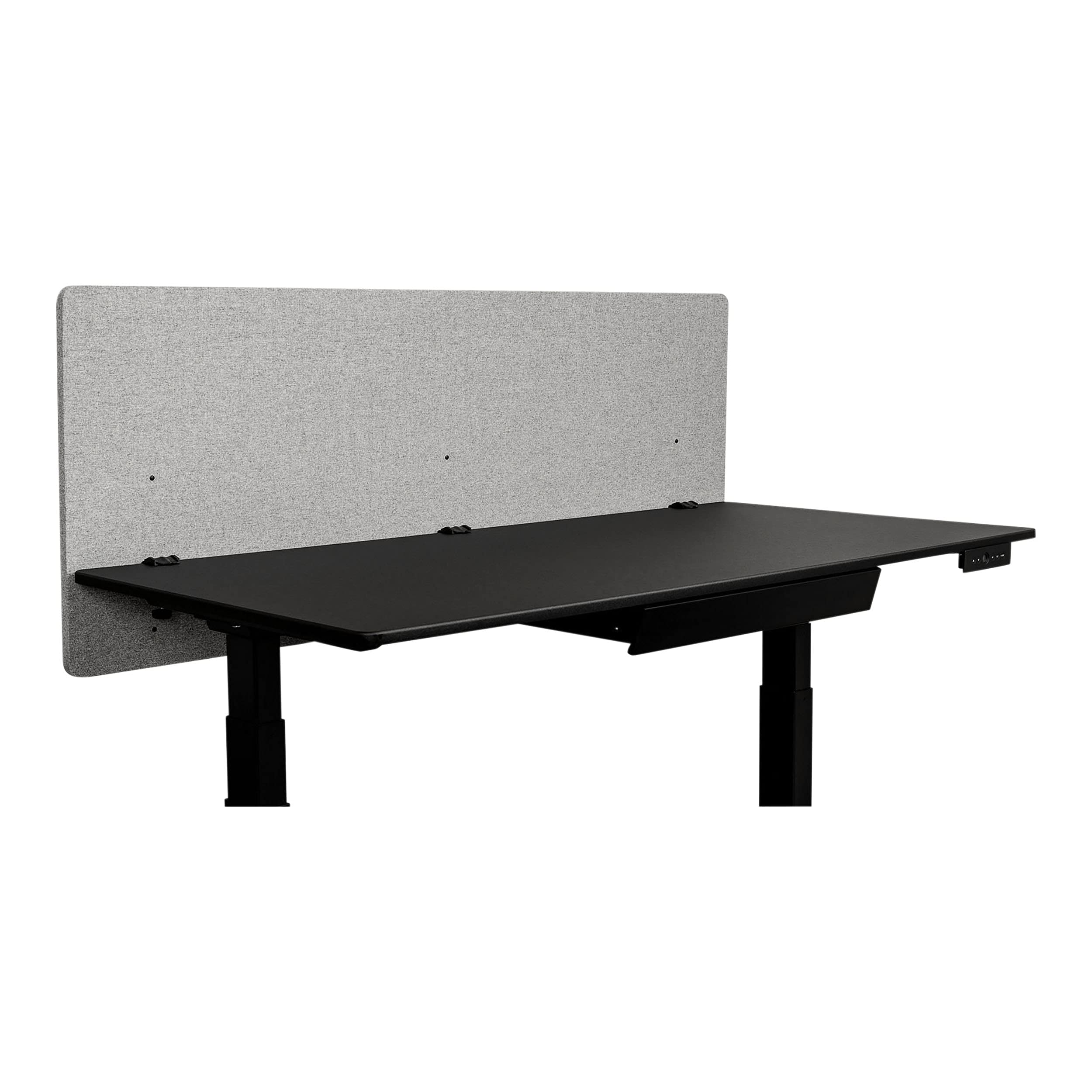 Refocus Clamp-On Acoustic Desk Divider Privacy Panel - 59