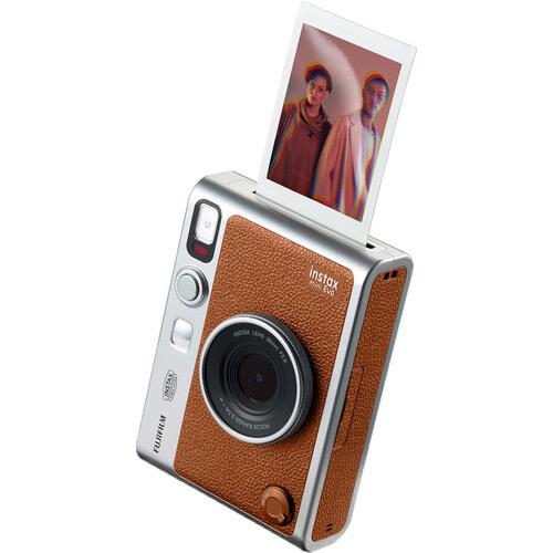 FUJIFILM INSTAX MINI EVO Hybrid Instant Camera - Brown | Instant Digital & Print Camera for Travel, Parties & Memories | Perfect Gift for Photographers & Teens
