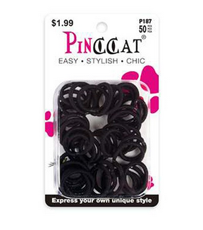 PINCCAT #P187 Elastic Rubber Bands 40 Count - Stretchable Rubber Bands for Office, School, Crafts, and DIY Projects