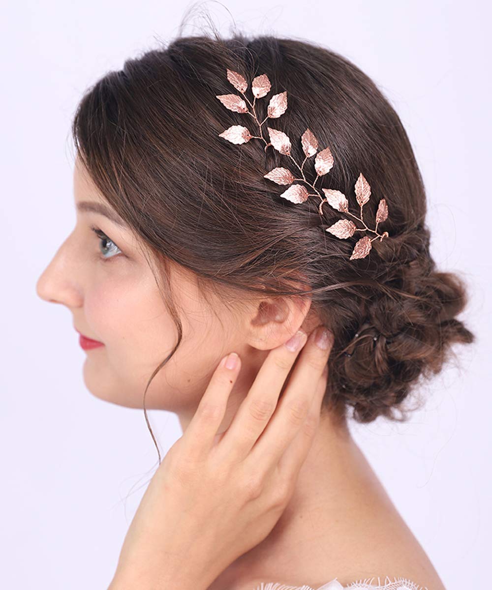 Elegant Silver Leaf Vine Bobby Pins - Wedding Hair Accessories for Brides, Bridesmaids & Girls | Perfect for Boho, Garden & Beach Weddings