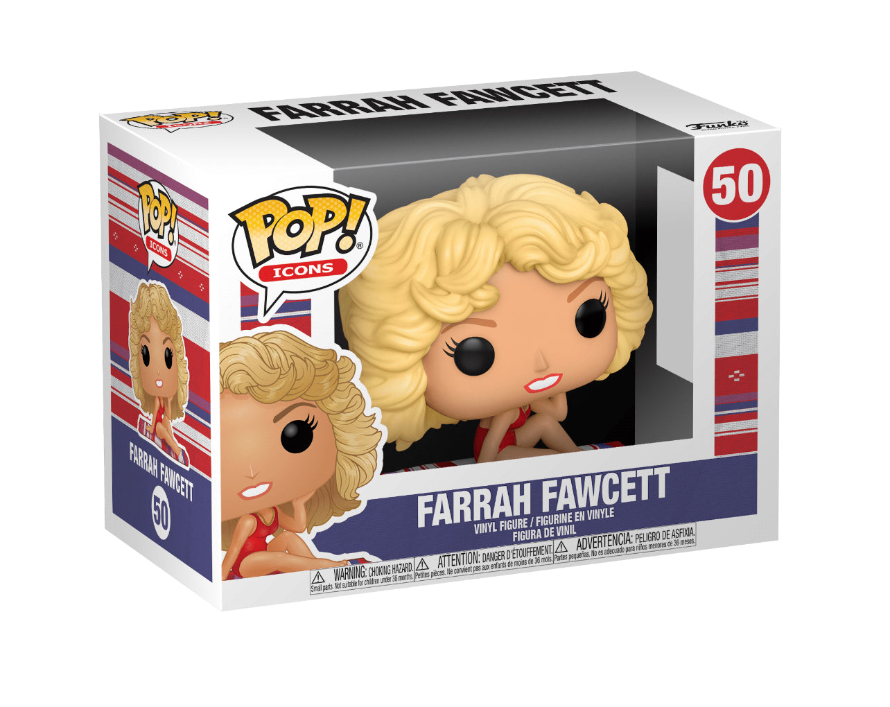 Farrah Fawcett Collectible Vinyl Figure - Retro 70s TV Icon Memorabilia - Perfect for Display, Gifts & Pop Culture Collections