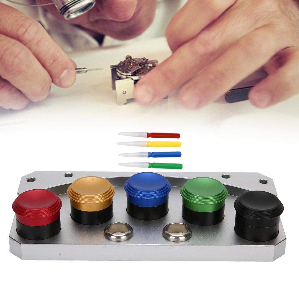 Professional Watch Oiler Set - Metal Watch Oil Dip Tool with Oil Dish & 4 Oil Pens | Precision Watch Repair Accessory for Watchmakers & Jewelers | Ideal for Watch Maintenance, Lubrication & DIY Repair Projects