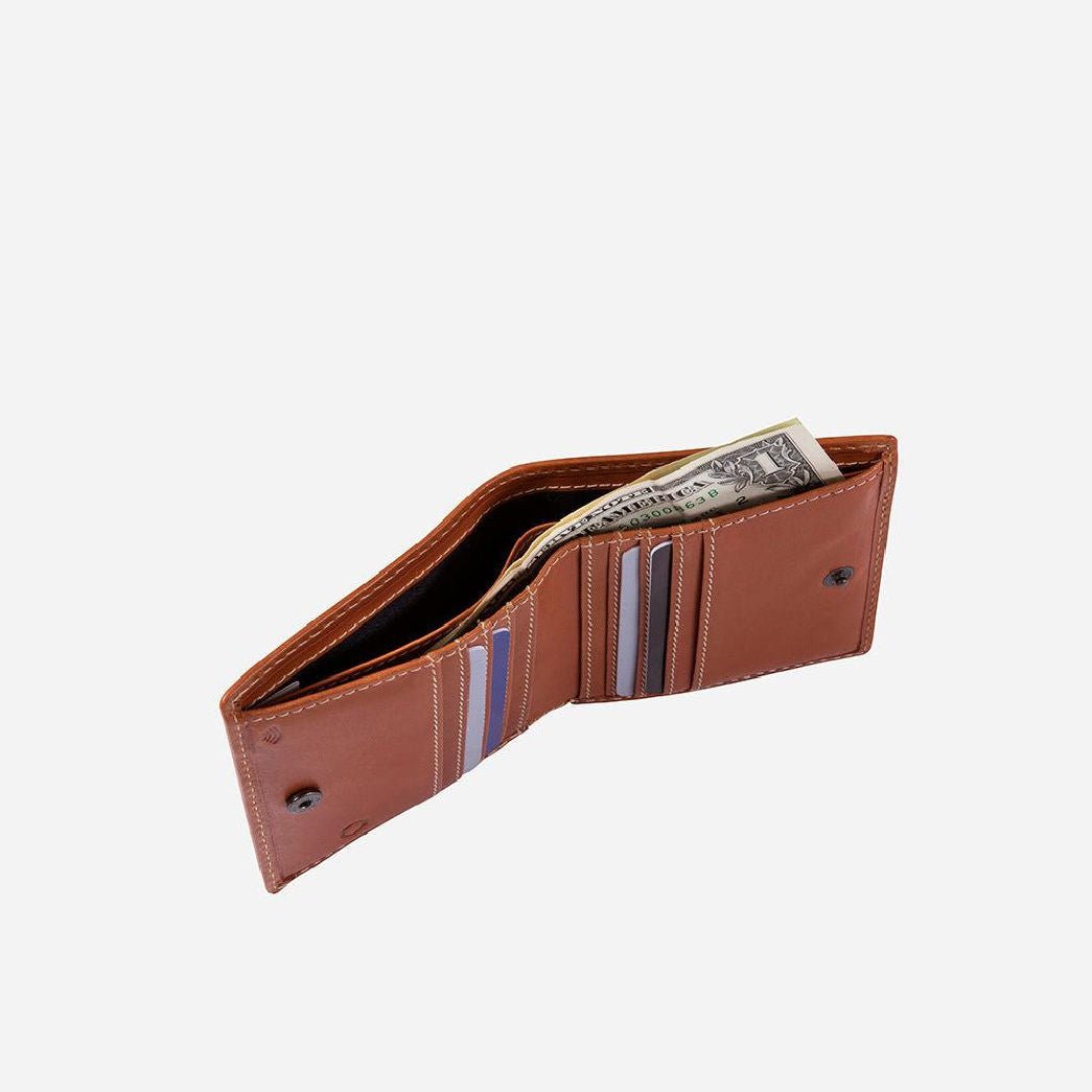 Premium Jekyll & Hide Roma Slim Bifold Leather Wallet in Tan - RFID Blocking Minimalist Wallet for Men - Perfect for Everyday Carry, Travel & Business