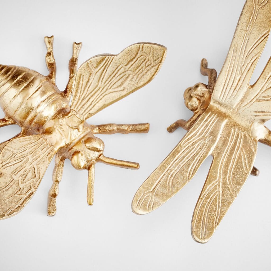 Cyan Design 10630 Fluttering Token 2 Gold Wall Art Decor - Elegant Home & Office Decoration for Living Room, Bedroom, Dining Area